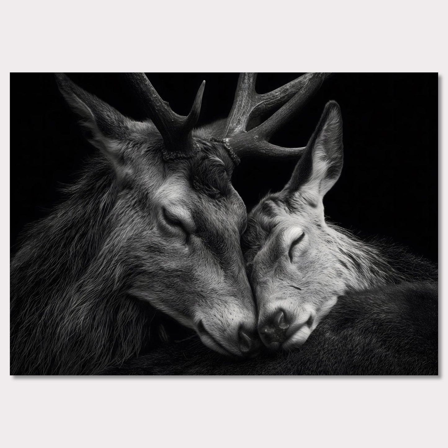 Poster titled 'The tenderness of deer' from ArtDarts