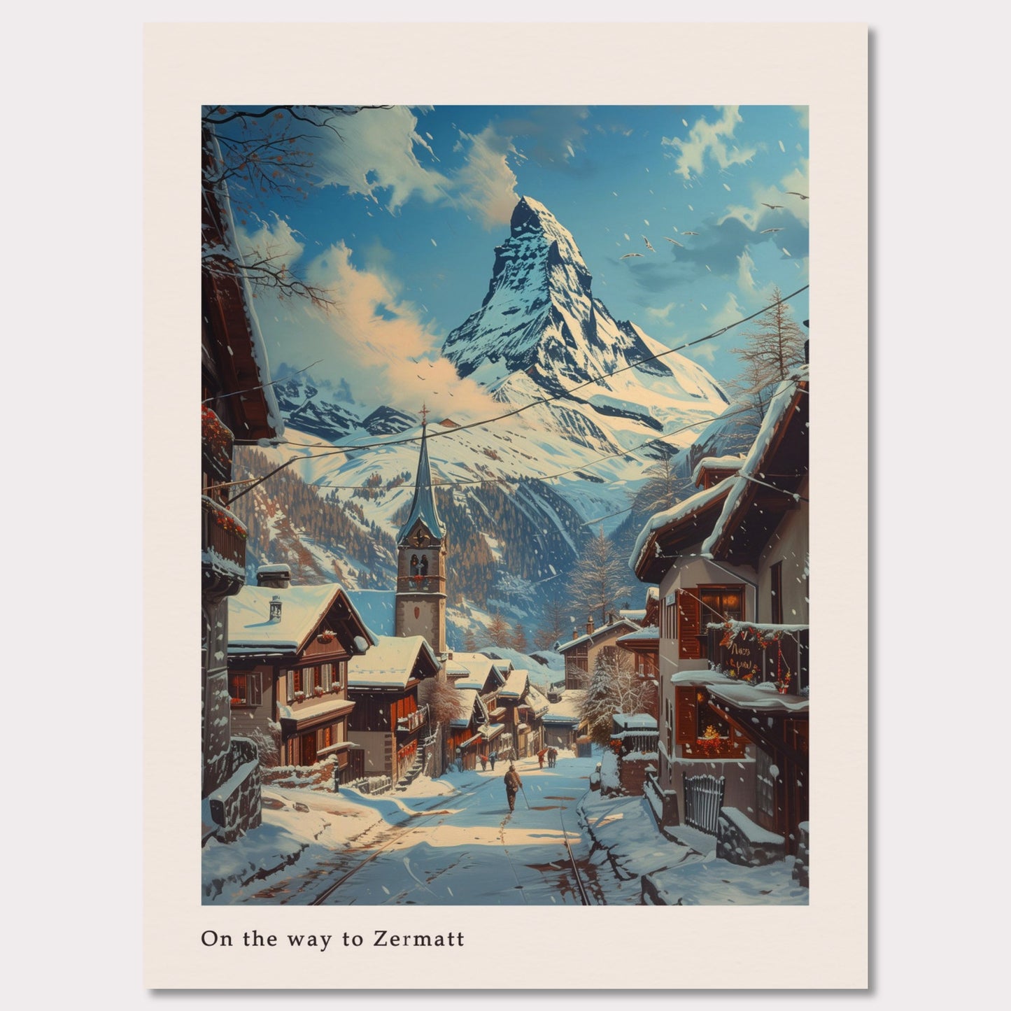 Poster titled 'Zermatt Poster' from ArtDarts