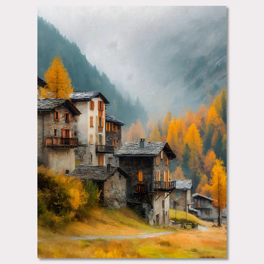 Poster titled 'Alpine Lightfall' from ArtDarts