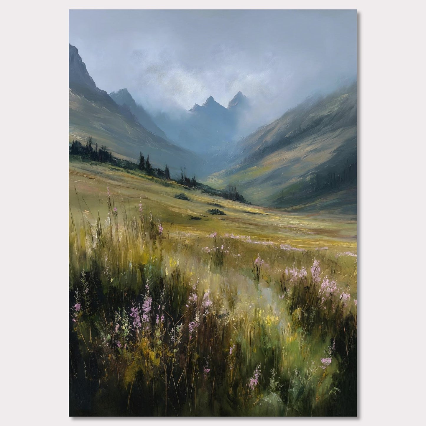 Poster titled 'Alps Bloom' from ArtDarts