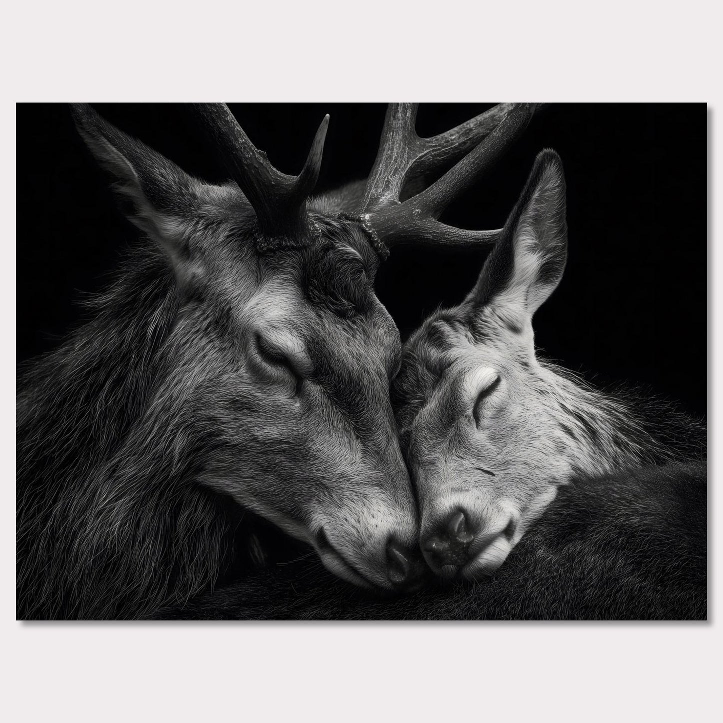 Poster titled 'The tenderness of deer' from ArtDarts