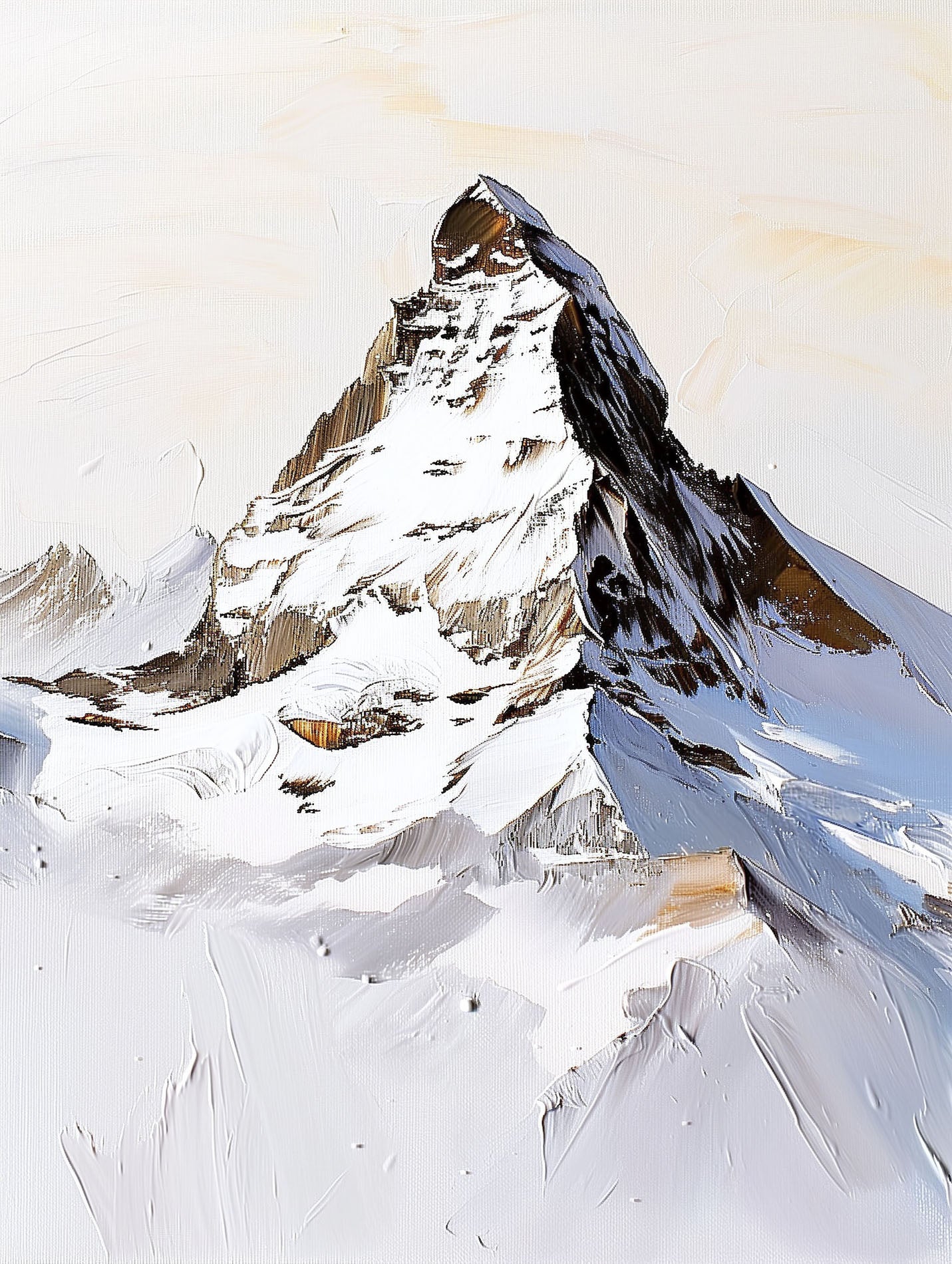 Poster titled 'Top of the Matterhorn Poster' from ArtDarts