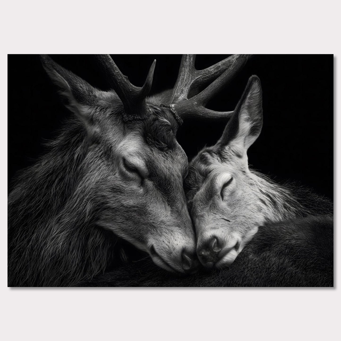 Poster titled 'The tenderness of deer' from ArtDarts