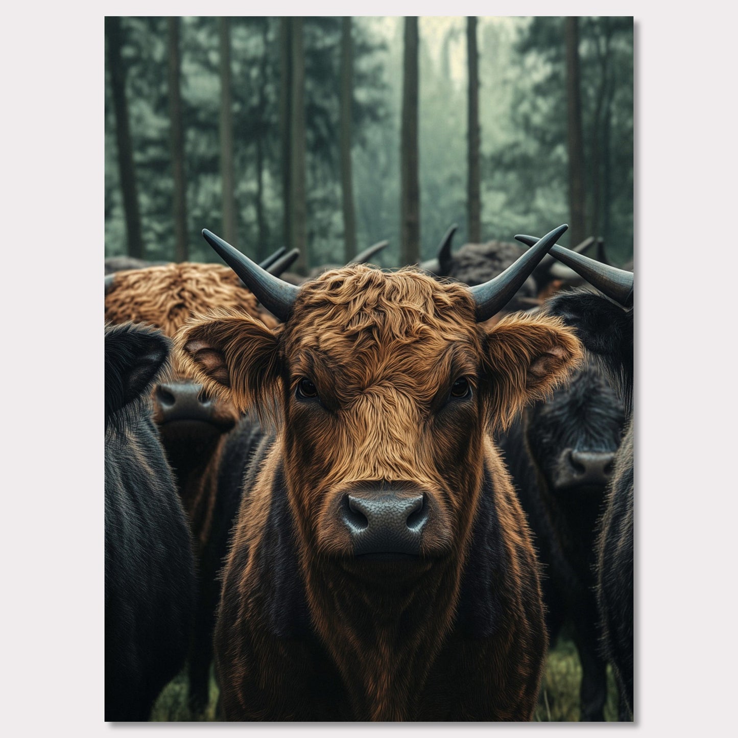 Poster titled 'Majesty Among Trees' from ArtDarts