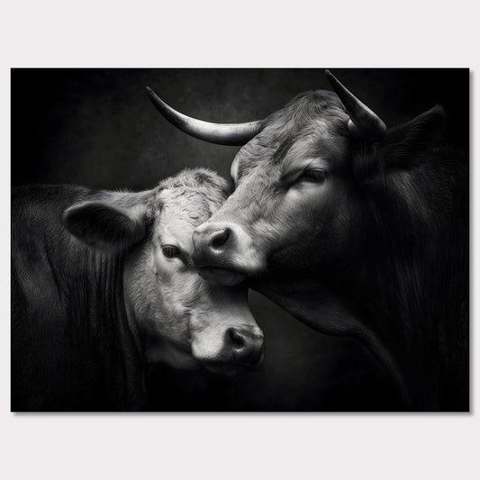 Poster titled 'The devotion of cattle' from ArtDarts