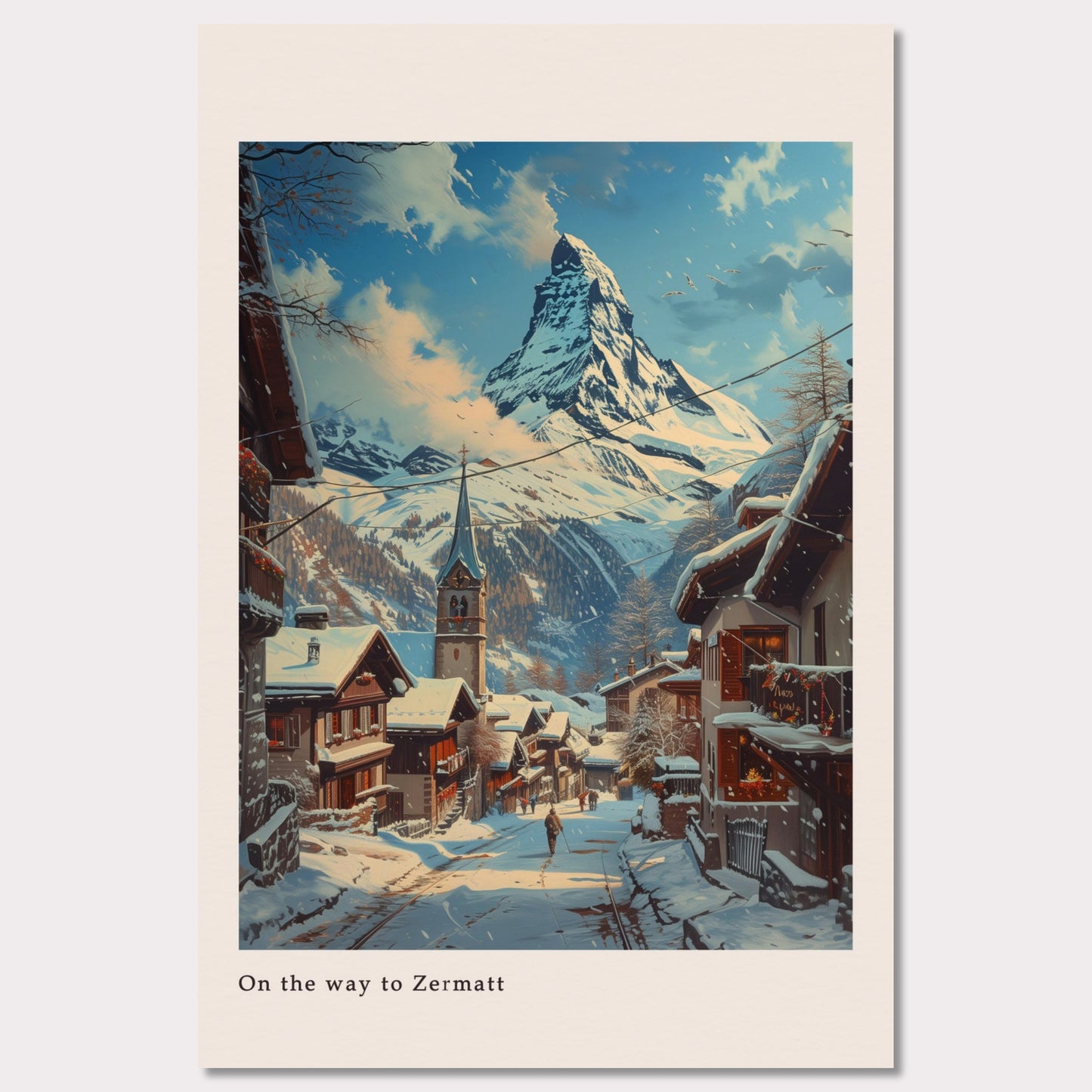 Poster titled 'Zermatt Poster' from ArtDarts