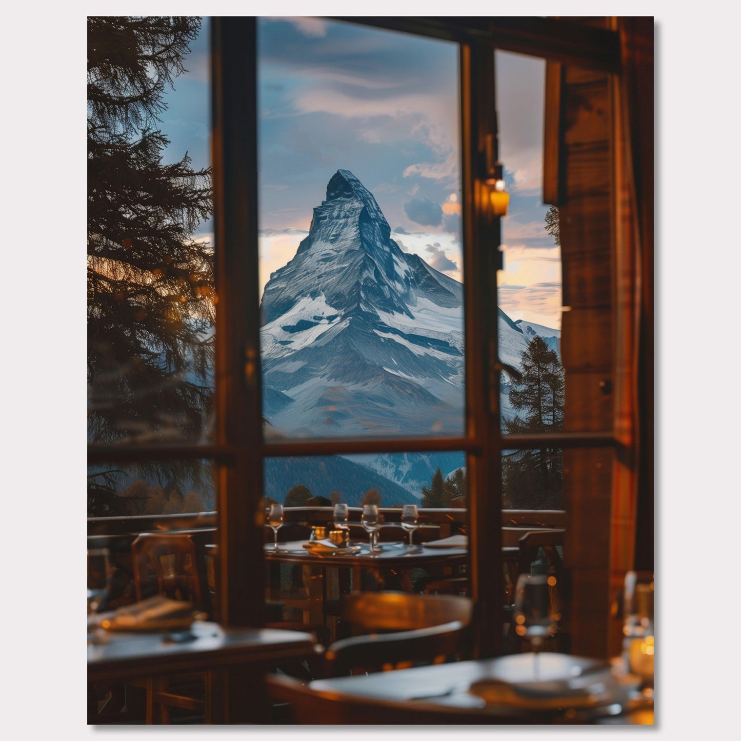 Poster titled 'Alpine Evening' from ArtDarts