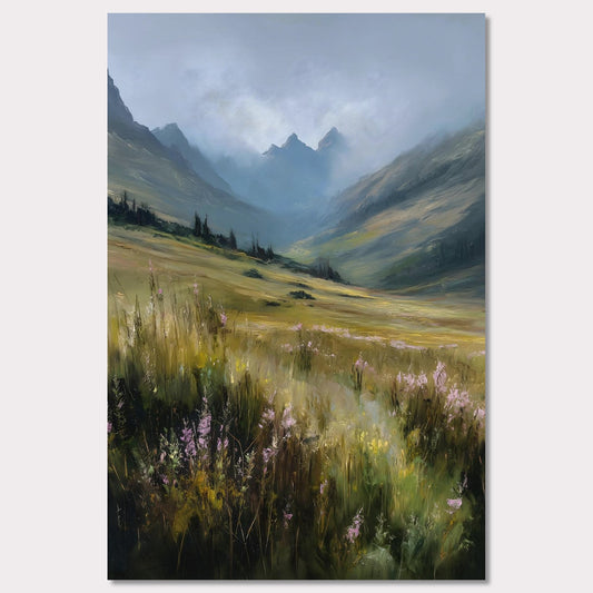 Poster titled 'Alps Bloom' from ArtDarts