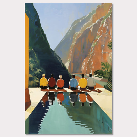 Poster titled 'Reflection of Silence' from ArtDarts