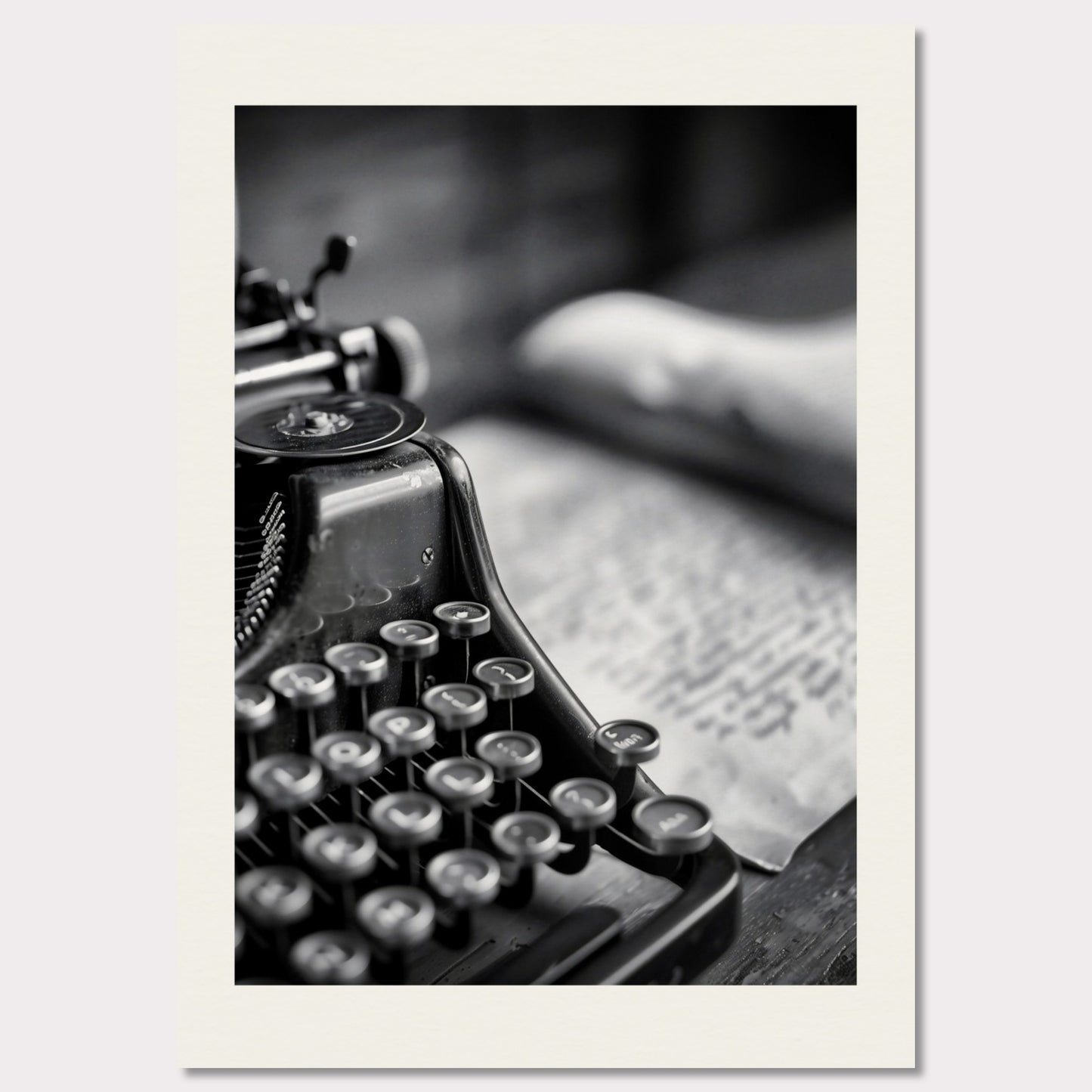 Poster titled 'Written Echoes' from ArtDarts