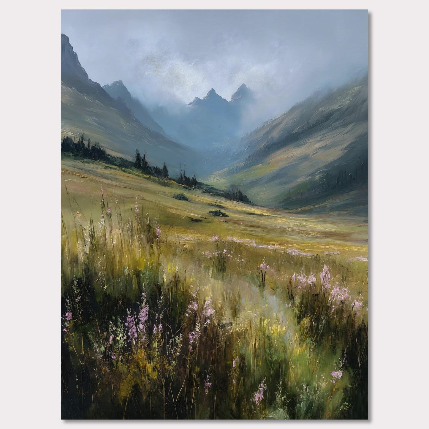 Poster titled 'Alps Bloom' from ArtDarts