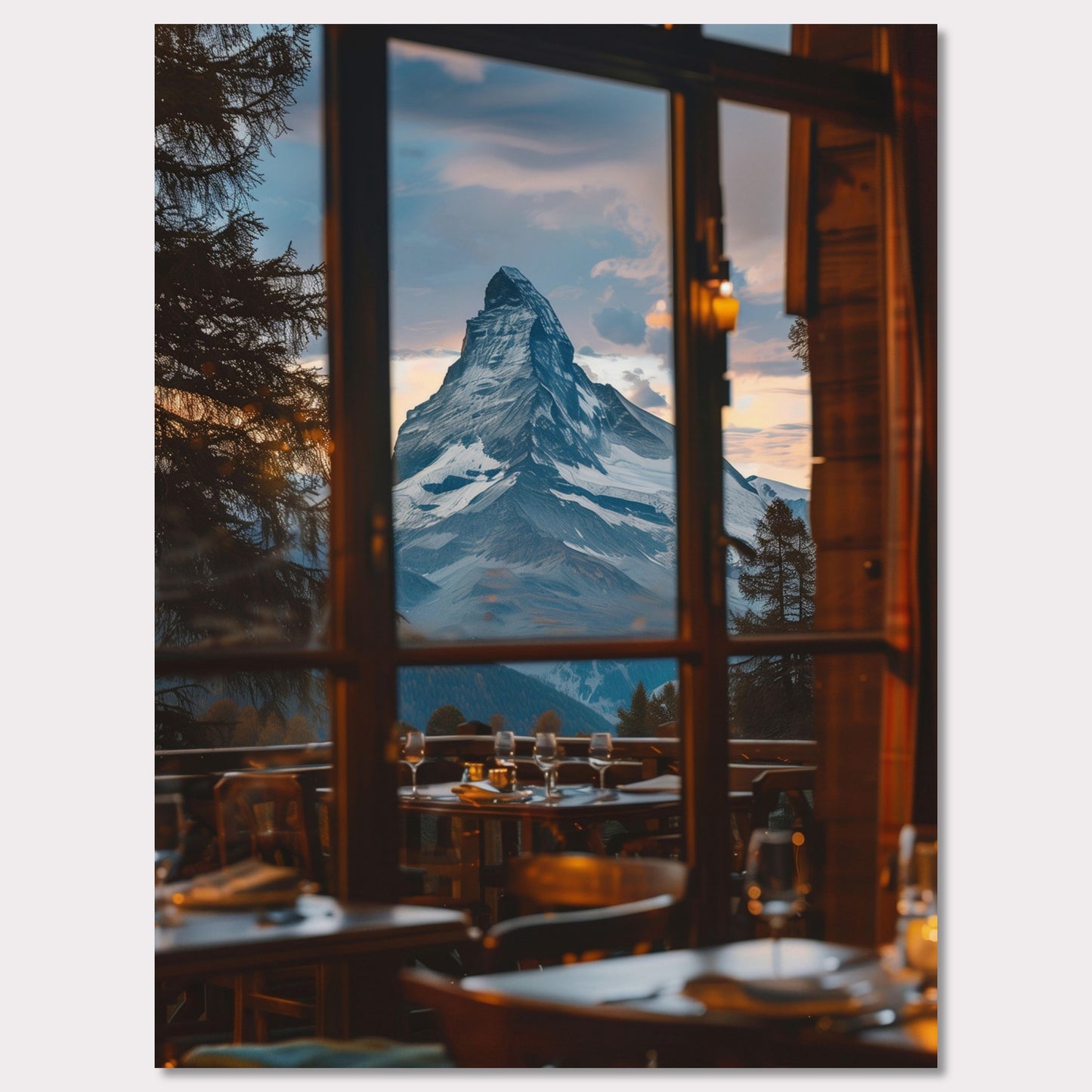 Poster titled 'Alpine Evening' from ArtDarts