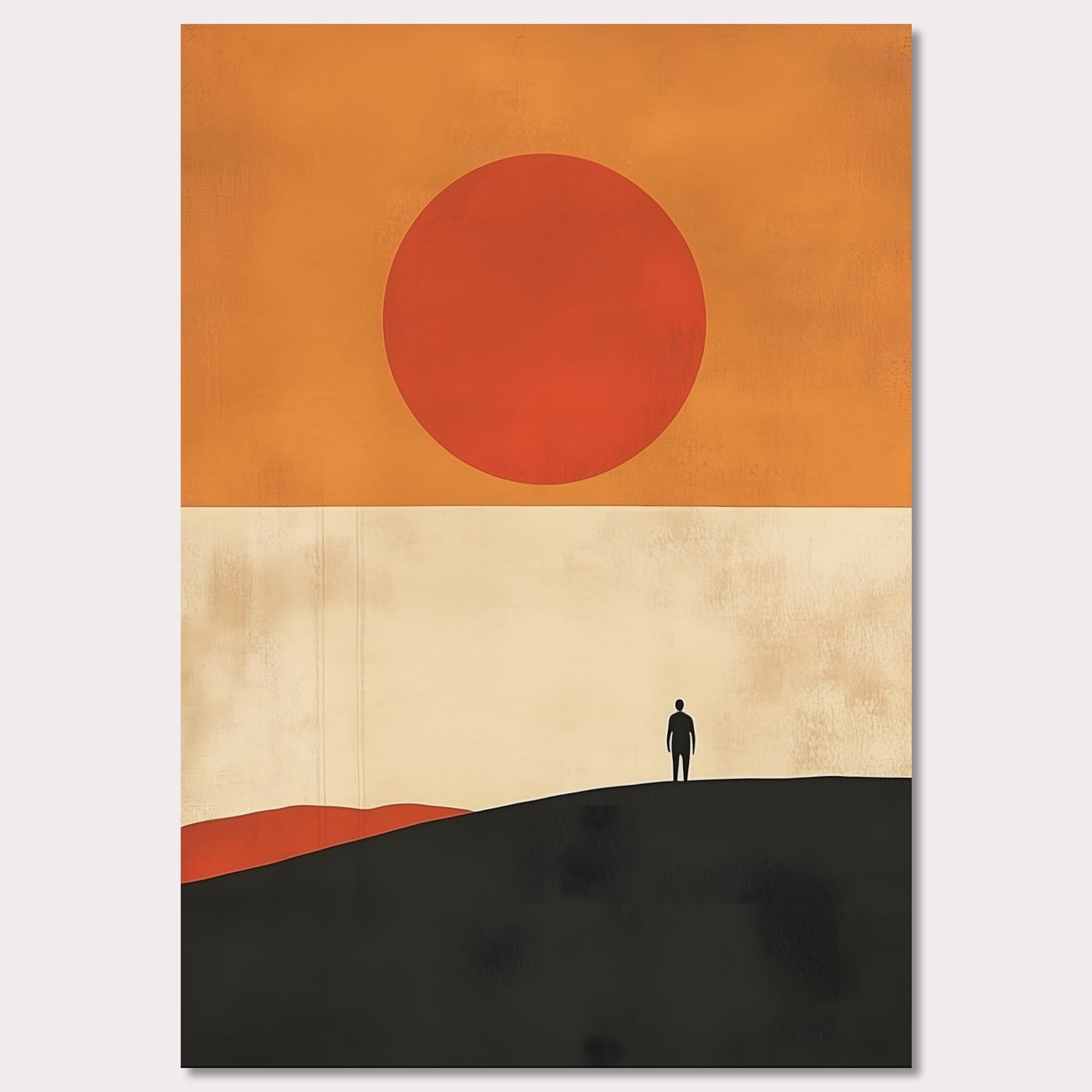 Poster titled 'Solitude and the Sun' from ArtDarts