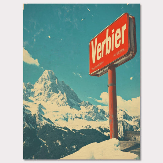 Poster titled 'Verbier - Mountain Escape' from ArtDarts