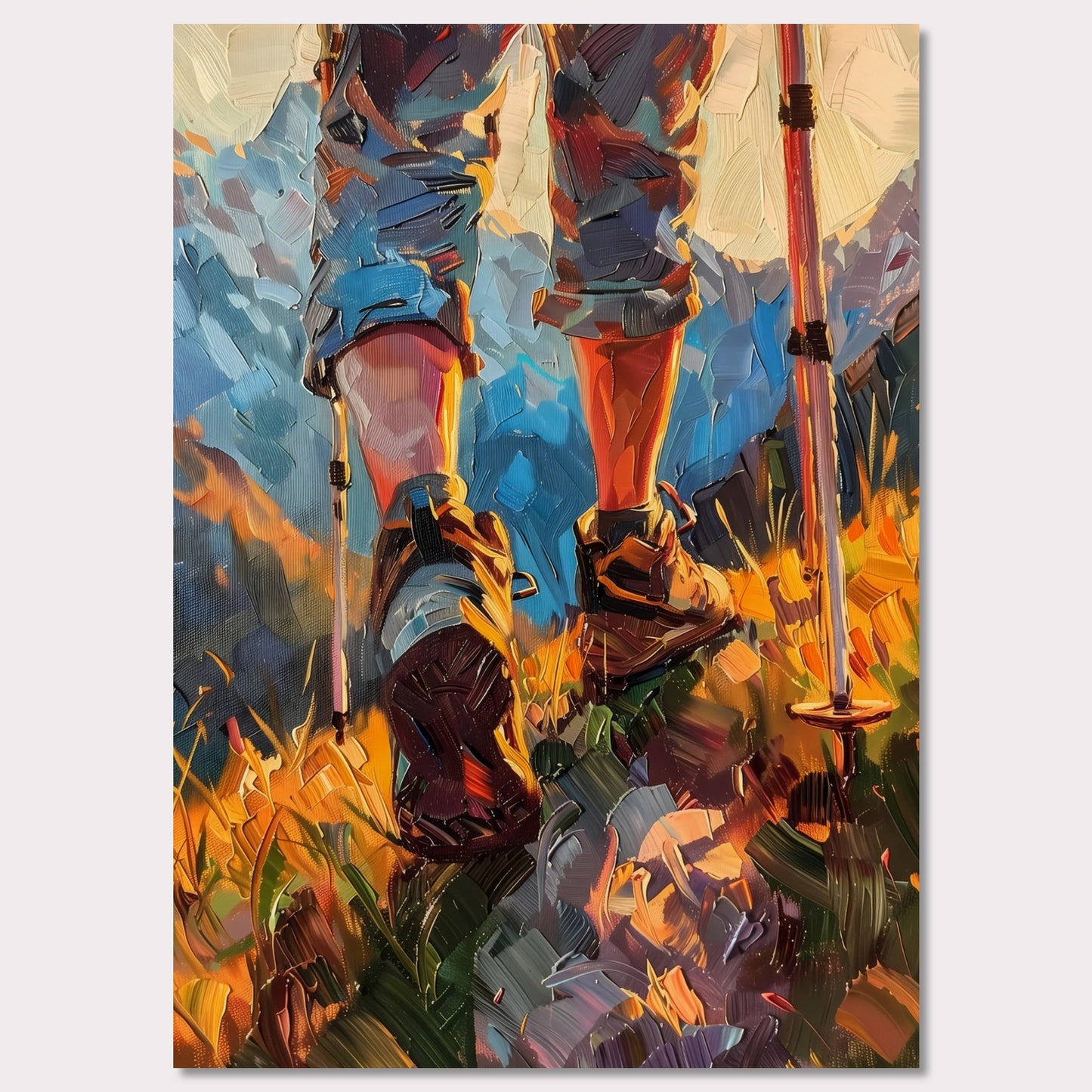 Poster titled 'The Traveler’s Path' from ArtDarts
