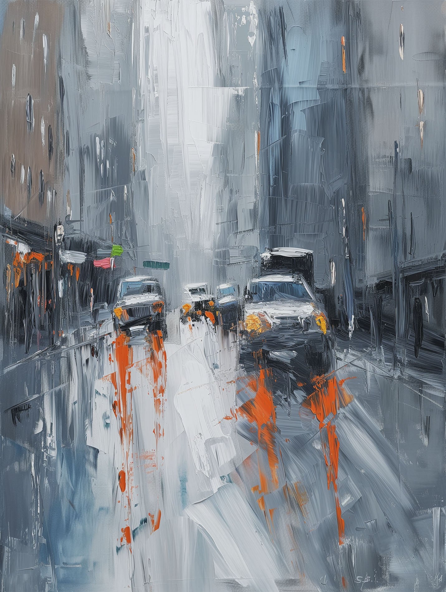 Poster titled 'Rainy City Poster' from ArtDarts