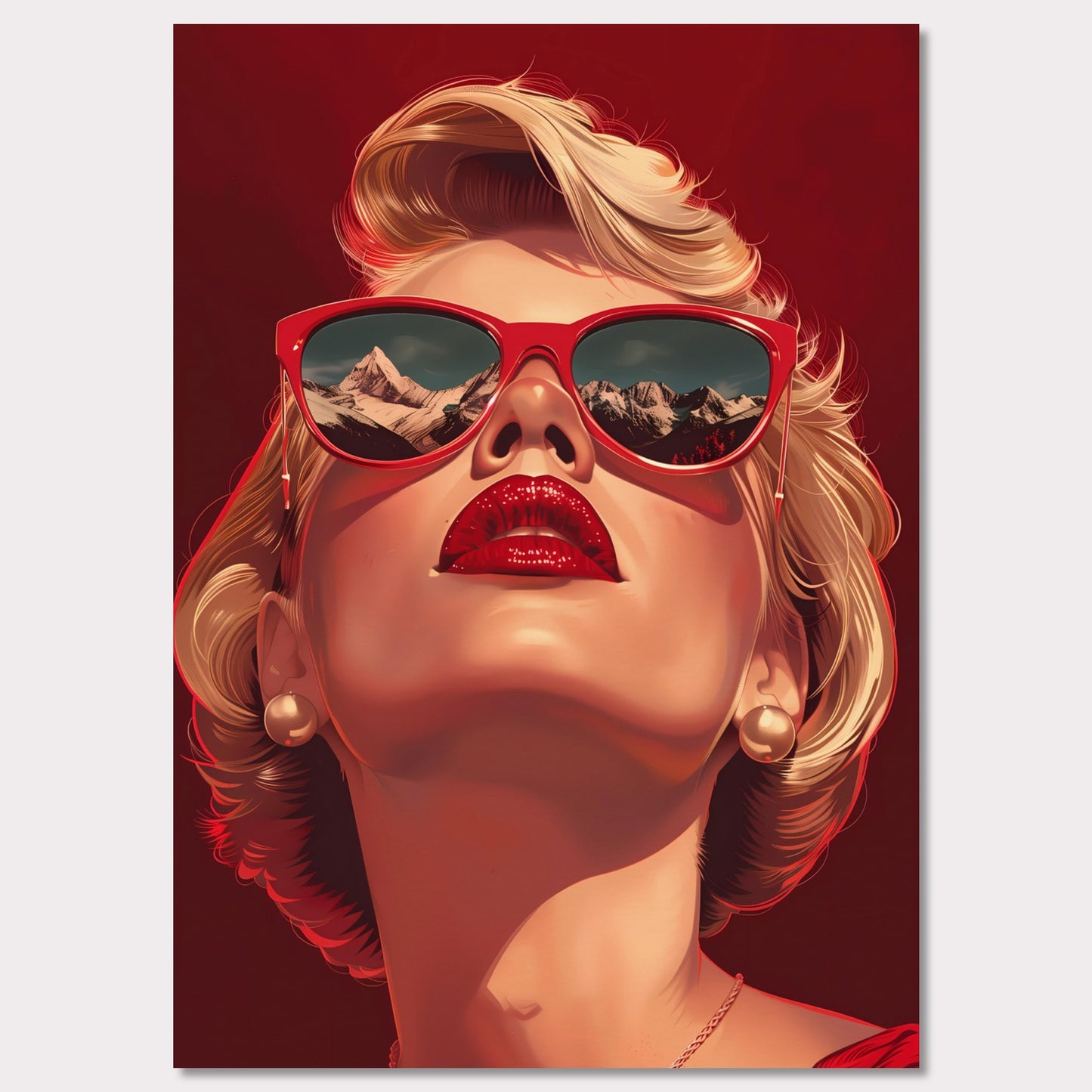 Poster titled 'Alpine Glamour' from ArtDarts