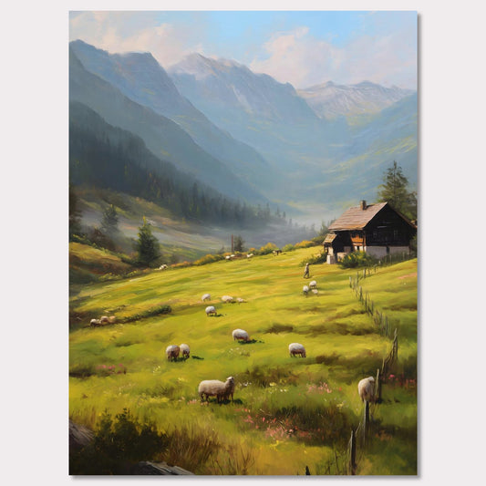 Poster titled 'Alps Meadow' from ArtDarts