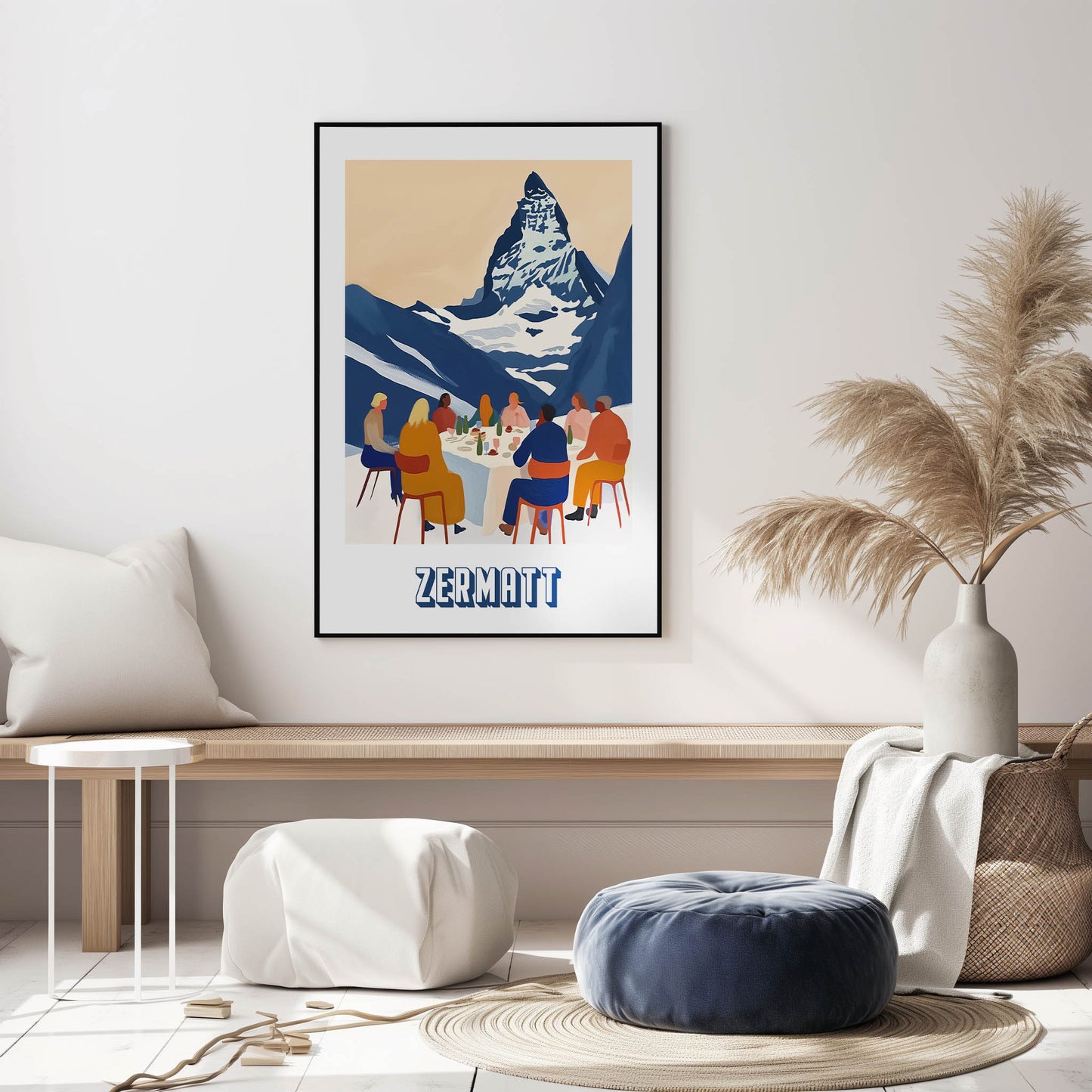 Poster titled 'Meeting in Zermatt' from ArtDarts