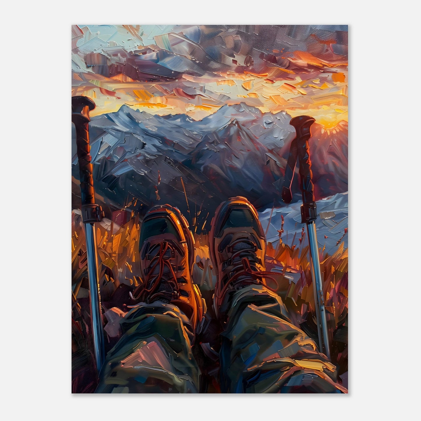 Poster titled 'A Moment of Peace at the Summit' from ArtDarts