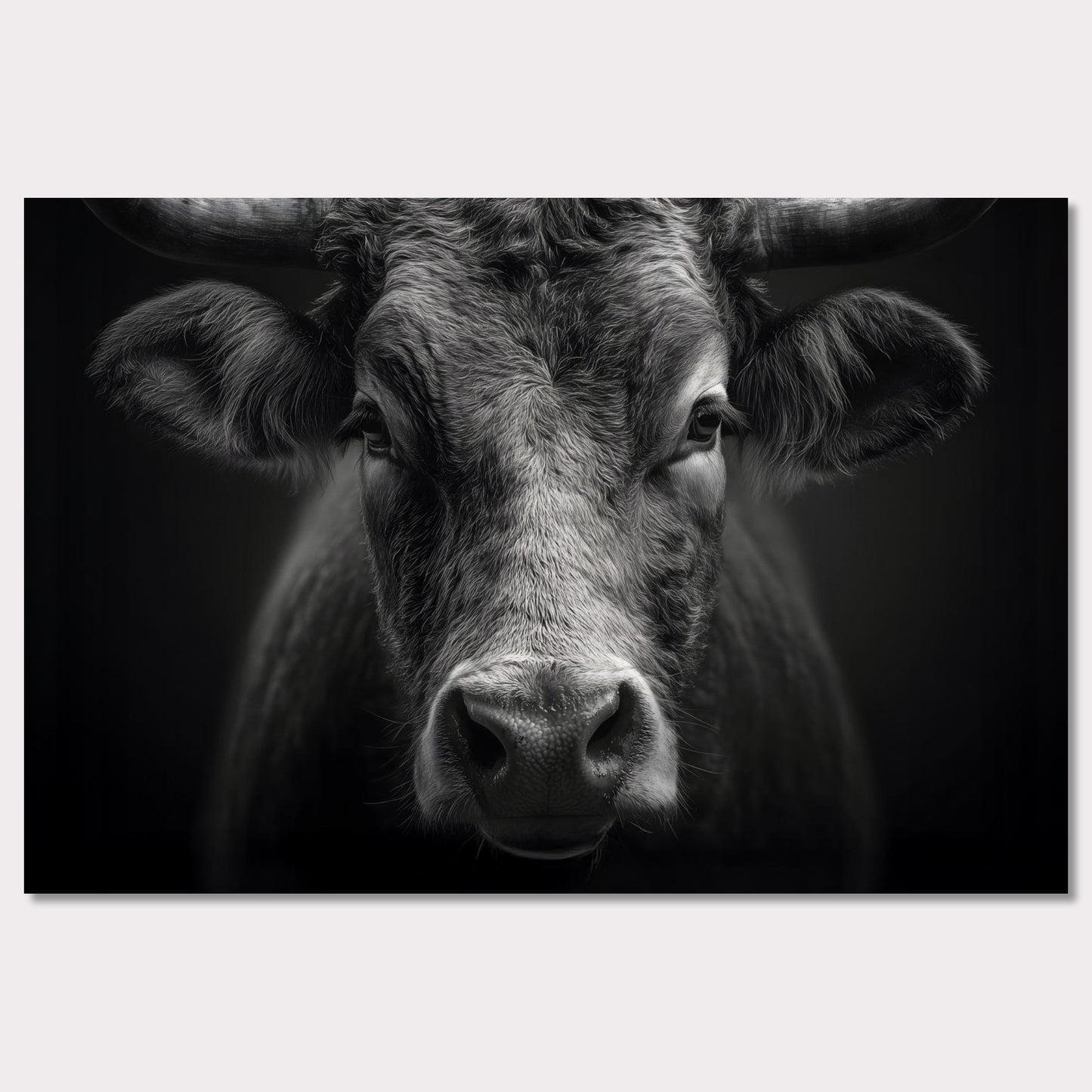 Poster titled 'The presence of a bull' from ArtDarts