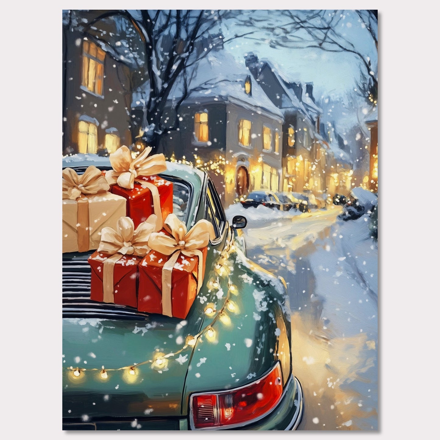 Poster titled 'Swiss Christmas' from ArtDarts