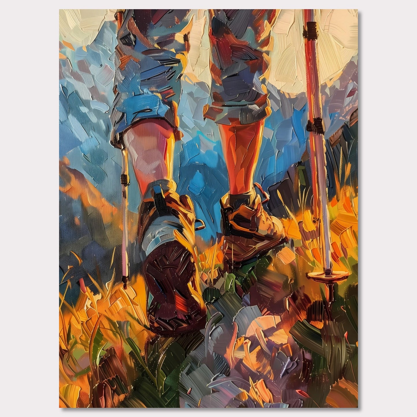 Poster titled 'The Traveler’s Path' from ArtDarts