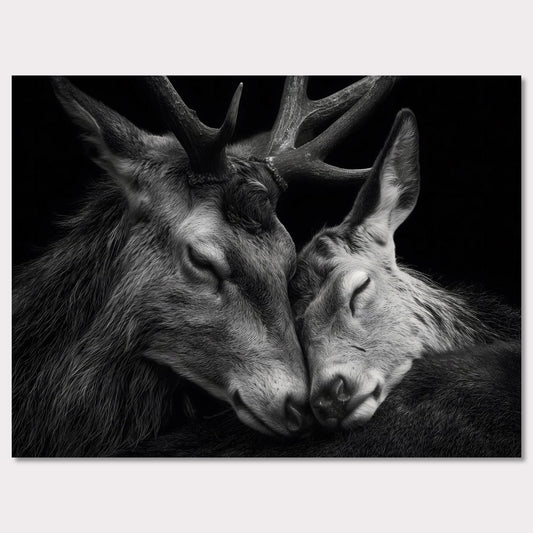 Poster titled 'The tenderness of deer' from ArtDarts