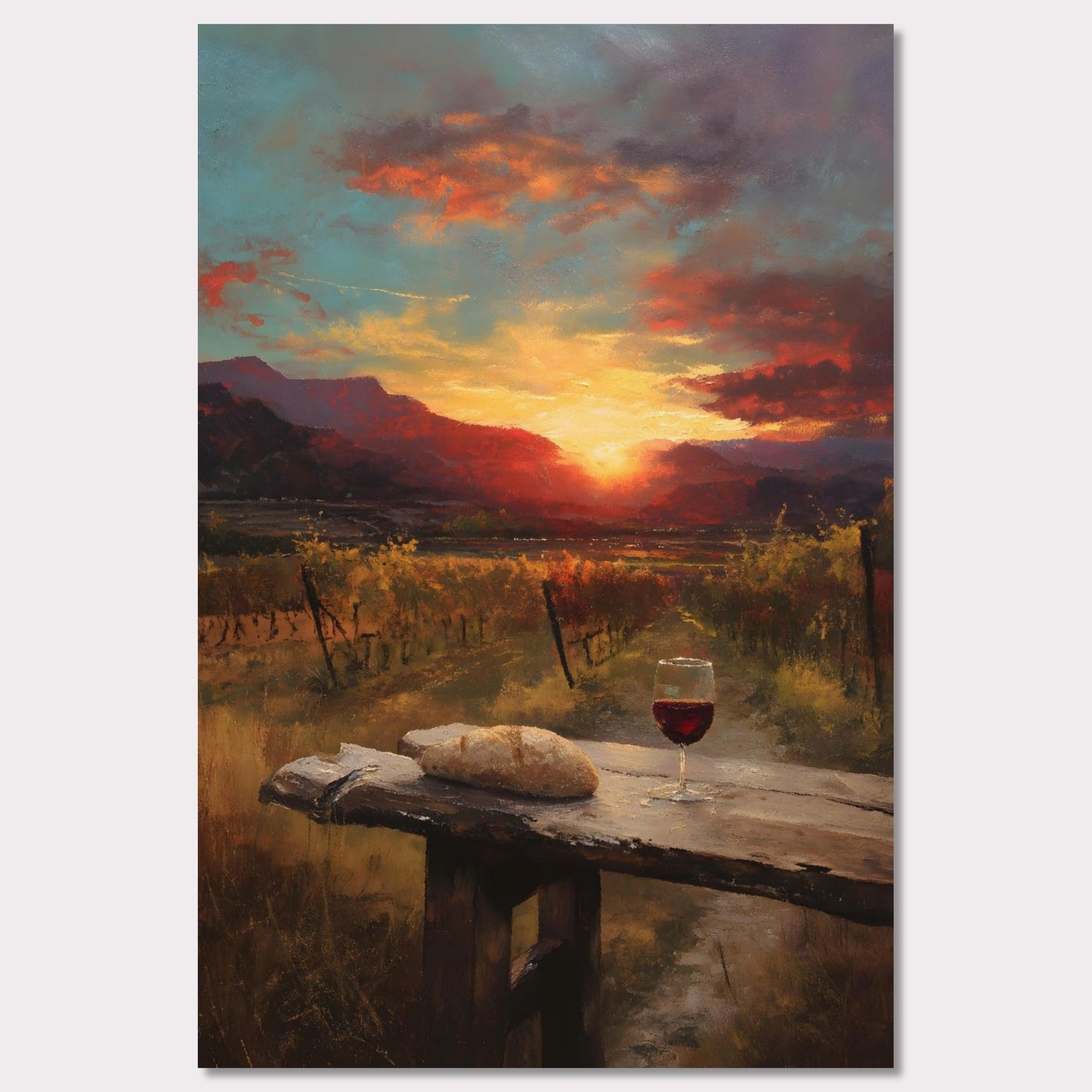 Poster titled 'Alps Dawnvine' from ArtDarts