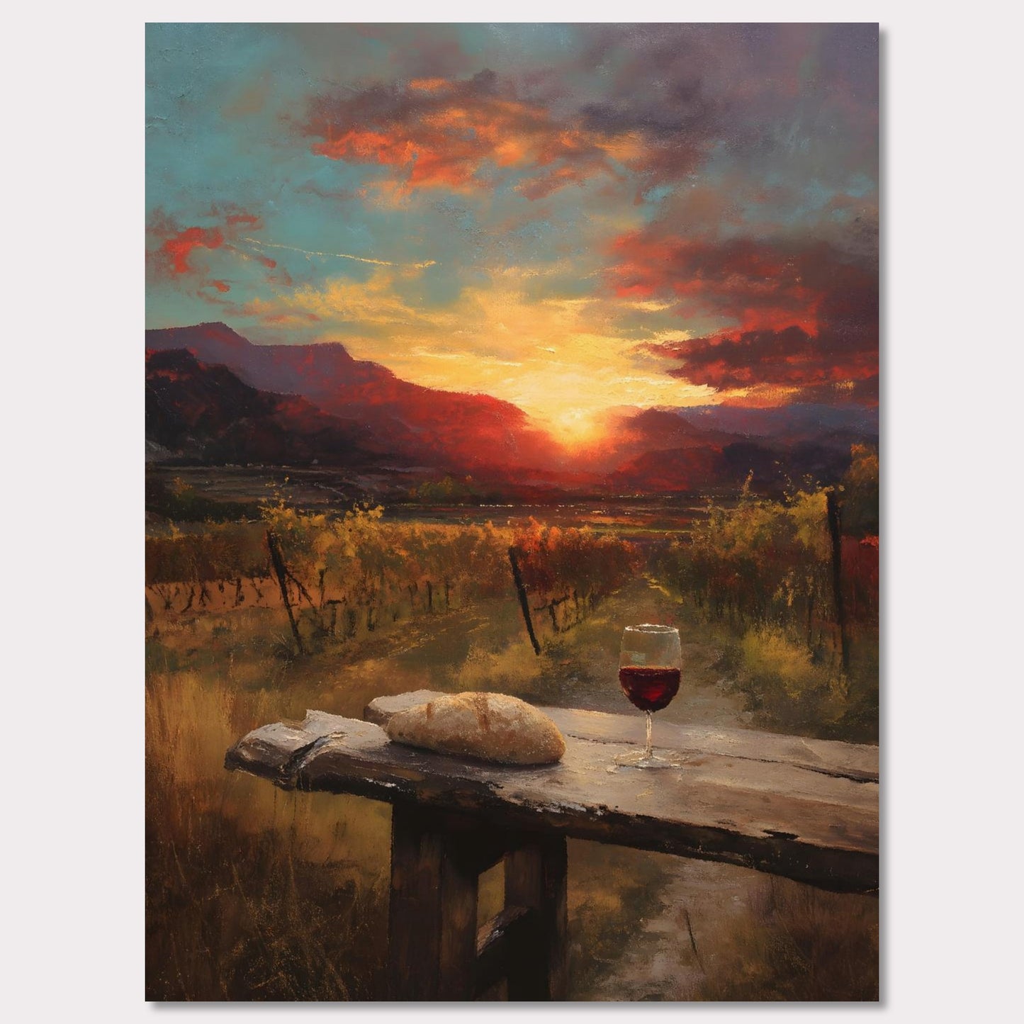 Poster titled 'Alps Dawnvine' from ArtDarts
