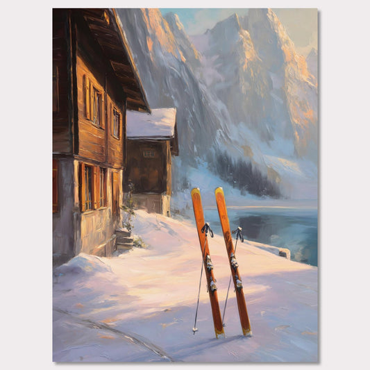 Poster titled 'Alps Glow' from ArtDarts