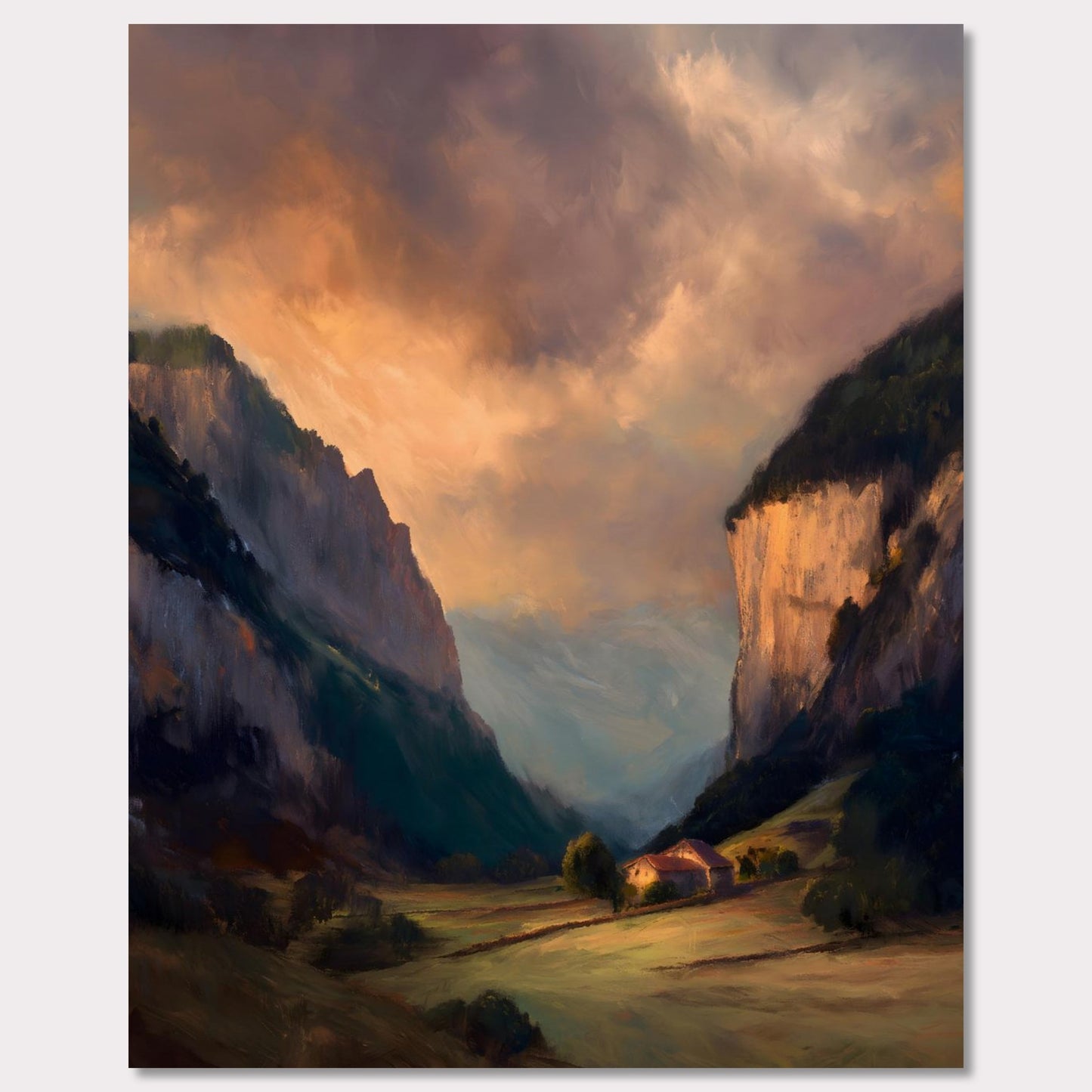 Poster titled 'Alps Haven' from ArtDarts