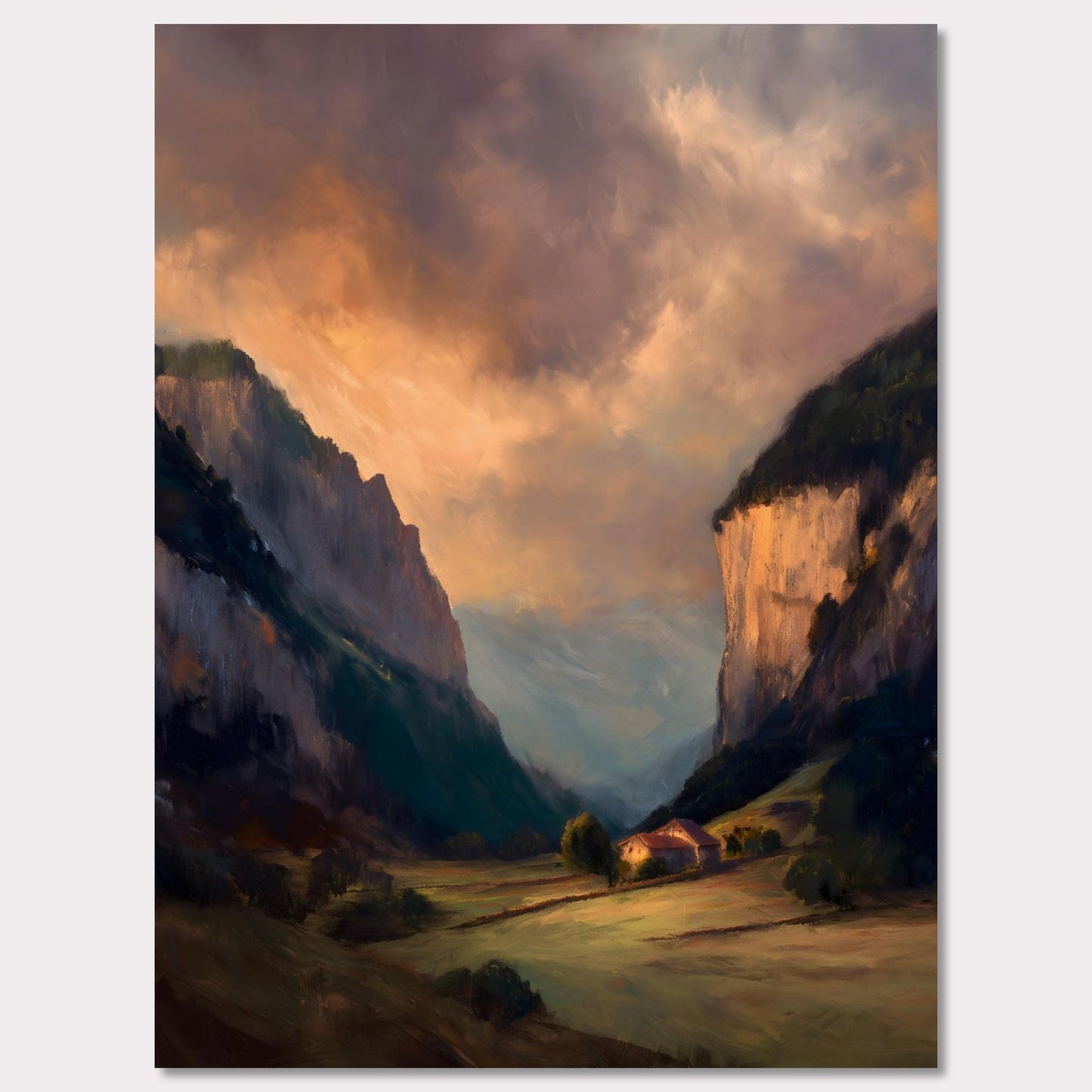 Poster titled 'Alps Haven' from ArtDarts