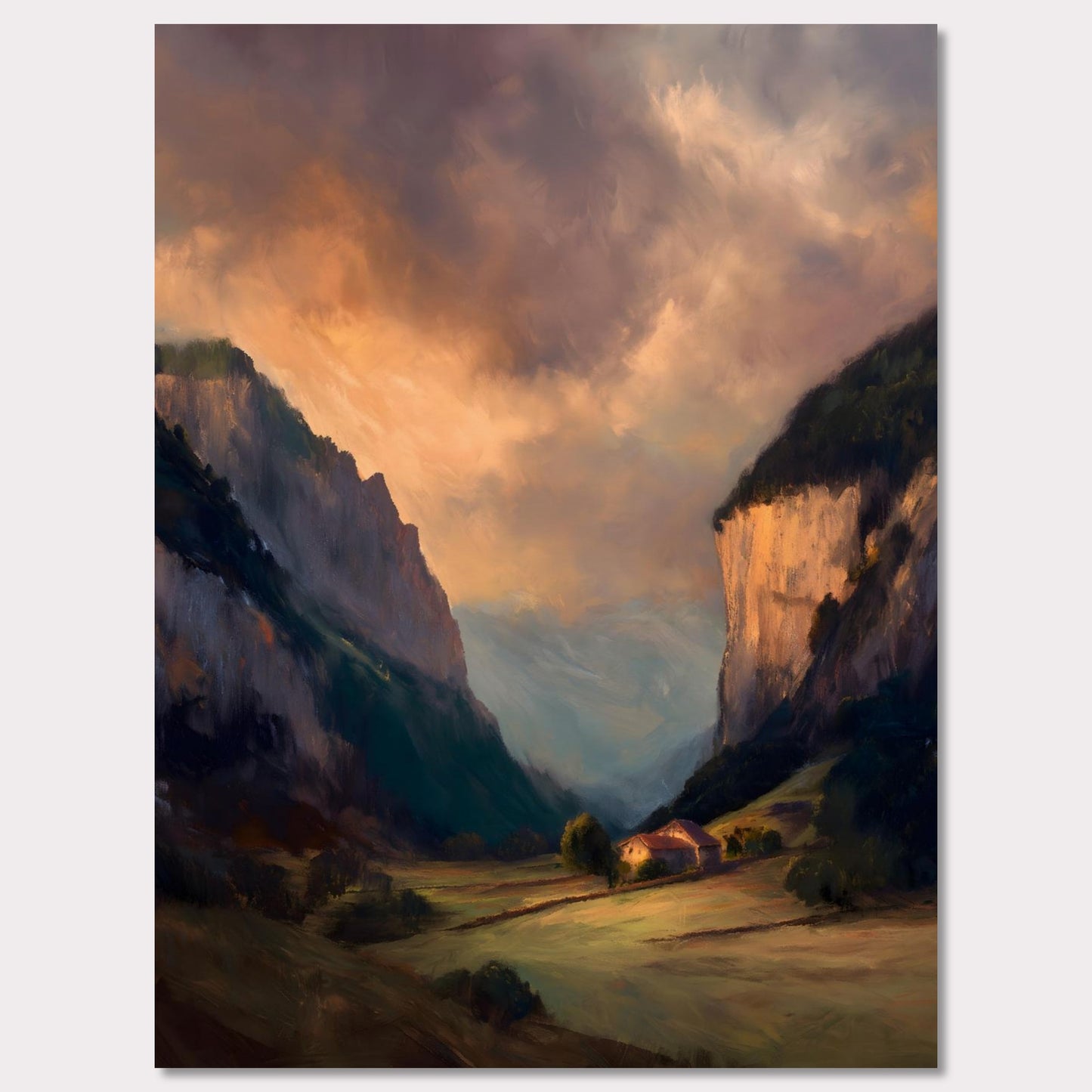 Poster titled 'Alps Haven' from ArtDarts
