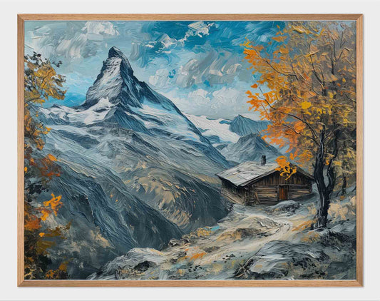 Poster titled 'Autumn in the Alps Poster' from ArtDarts