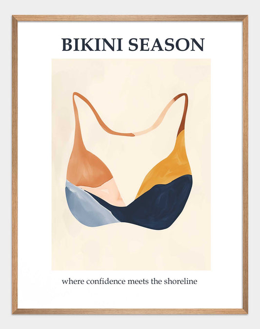 Poster titled 'Bikini season Poster' from ArtDarts
