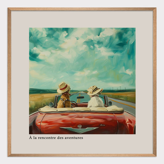 Poster titled 'Onward to adventures Poster' from ArtDarts