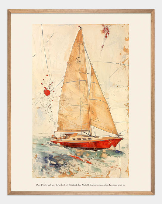 Poster titled 'The Secret of the Sea Breeze Poster' from ArtDarts