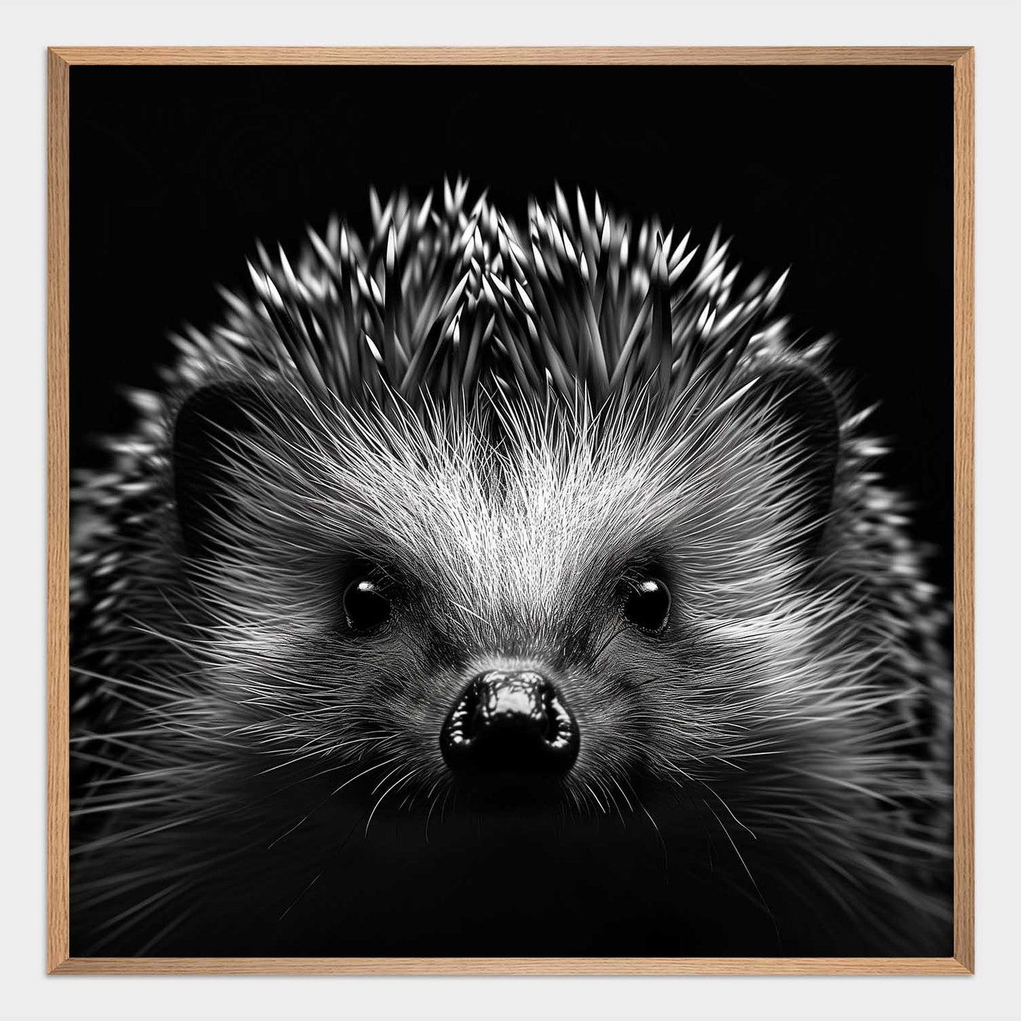 Poster titled 'Portrait of a hedgehog Poster' from ArtDarts