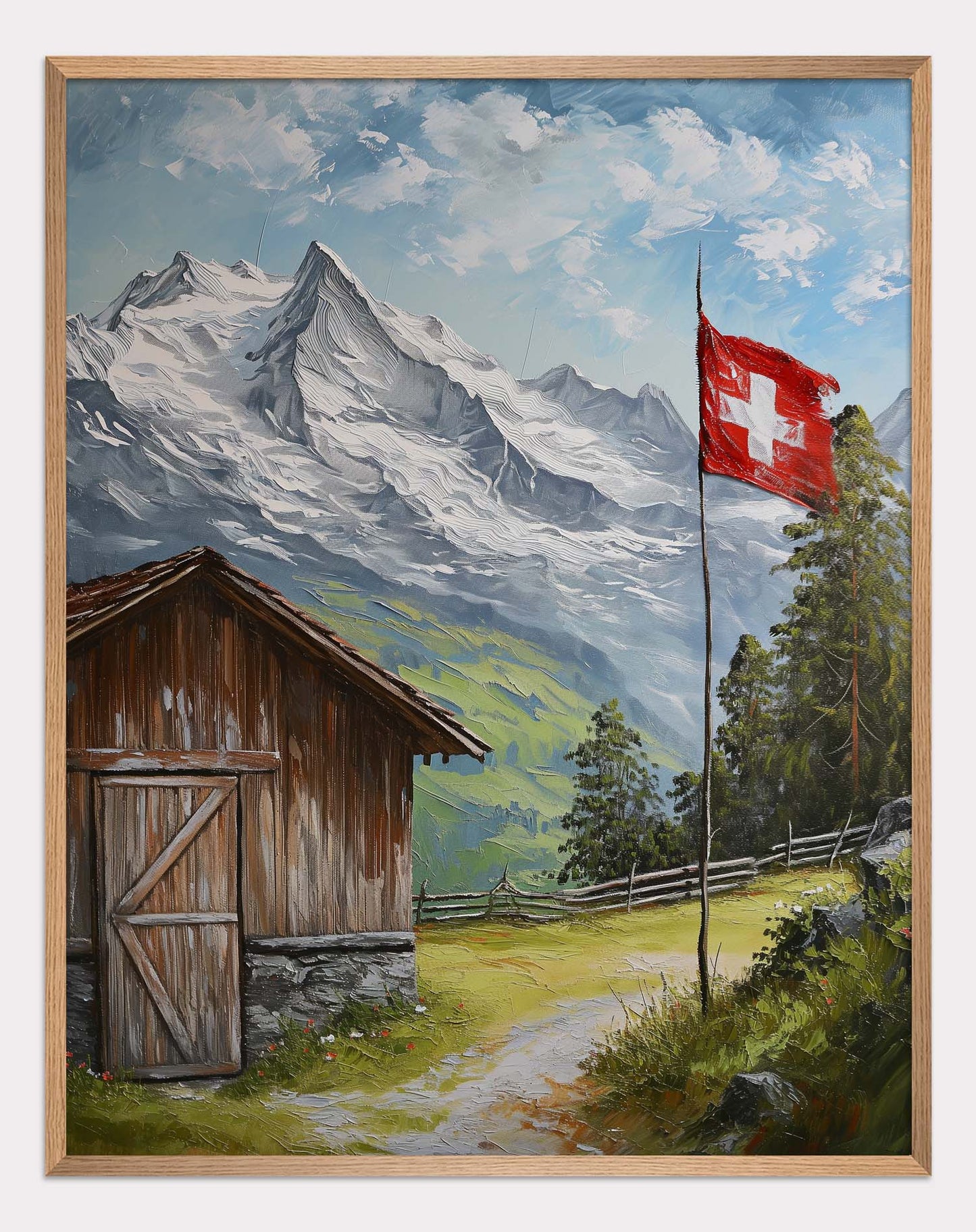 Poster titled 'Villars-sur-Ollon Poster' from ArtDarts