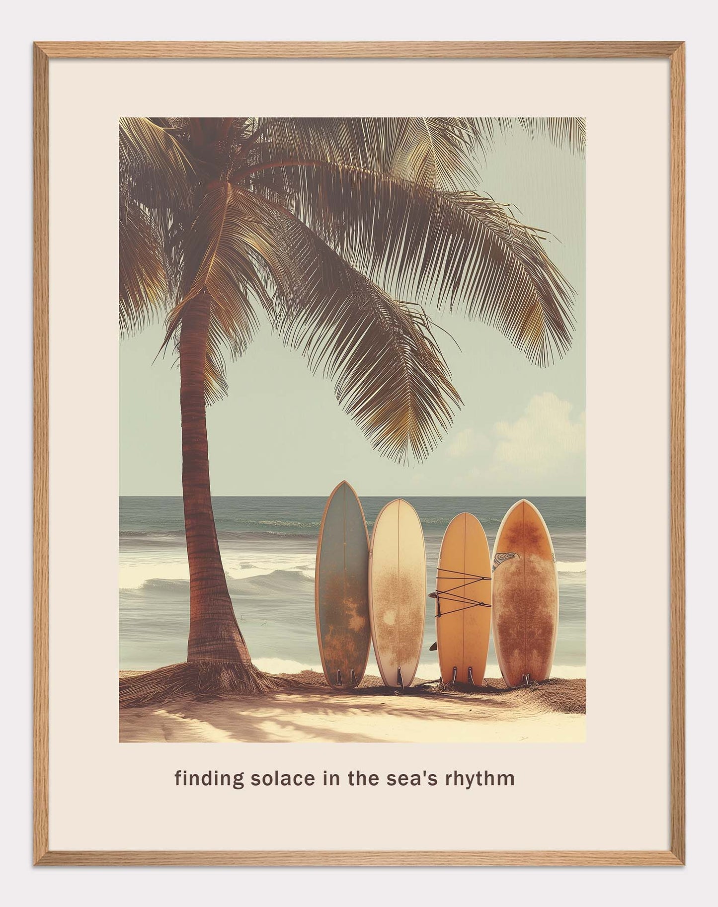 Poster titled 'Consolation in the Sea Poster' from ArtDarts