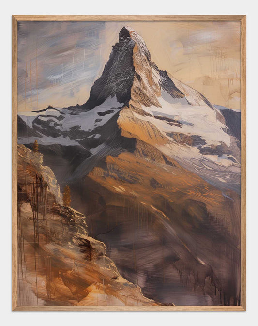 Poster titled 'Autumn Matterhorn Poster' from ArtDarts