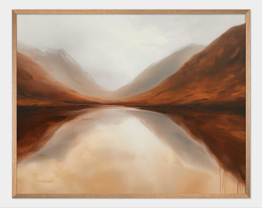 Poster titled 'Mountain Horizon Poster' from ArtDarts