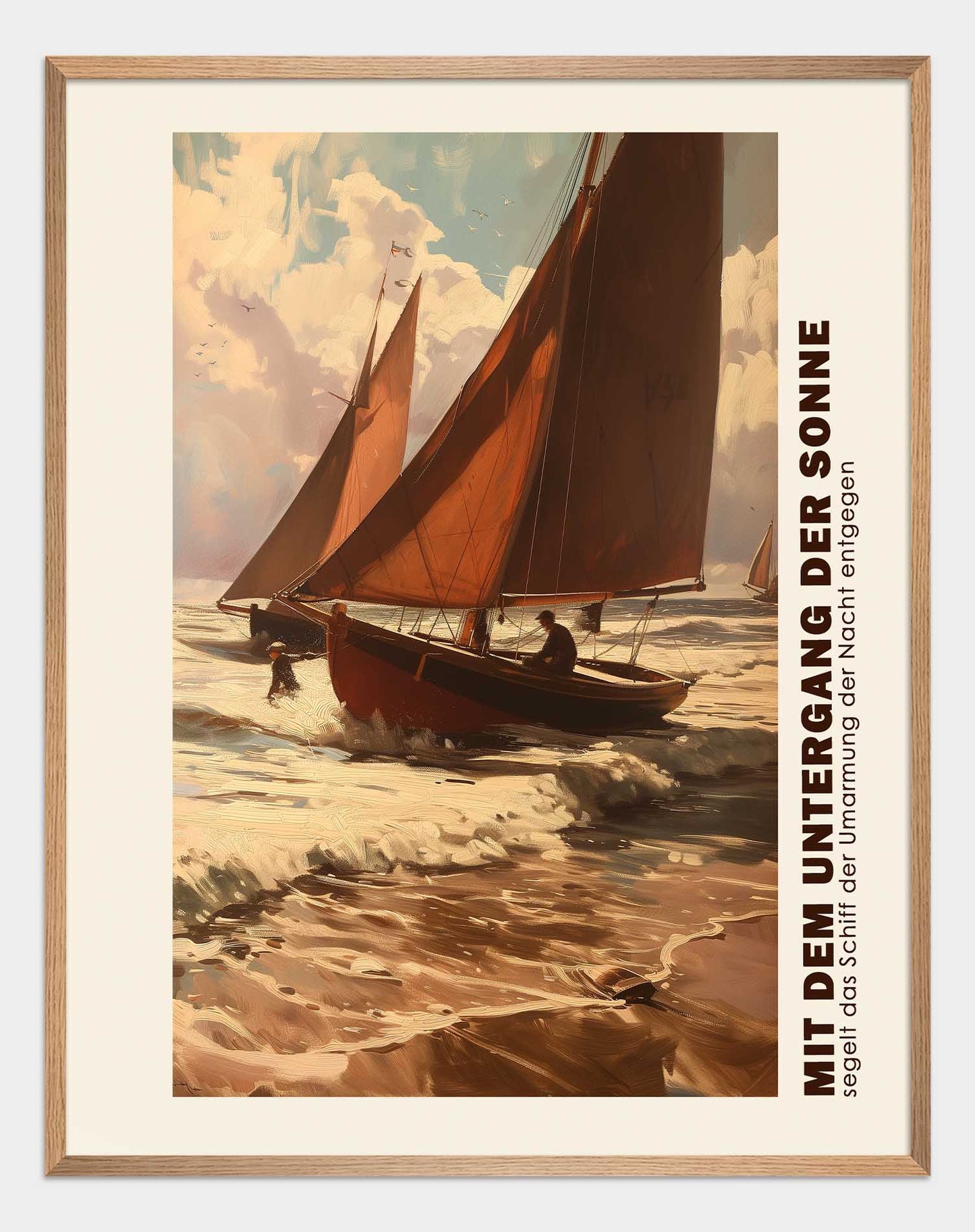 Poster titled 'On the Night Journey' from ArtDarts