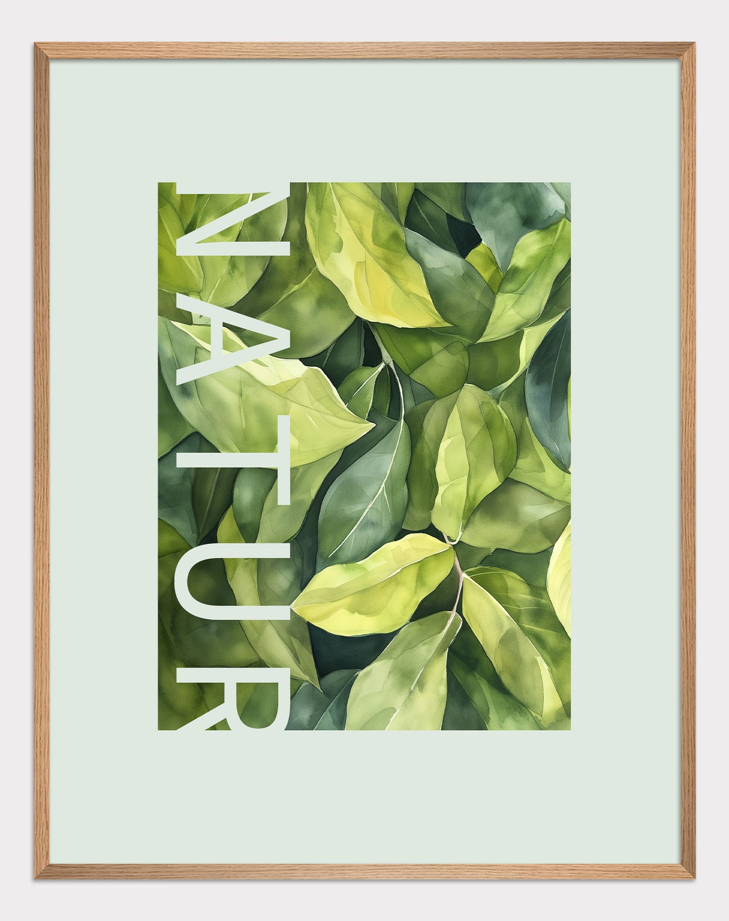 Poster titled 'Leaf composition Poster' from ArtDarts