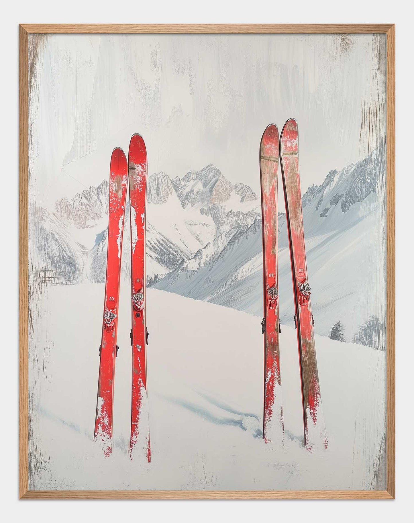 Poster titled 'After active skiing Poster' from ArtDarts