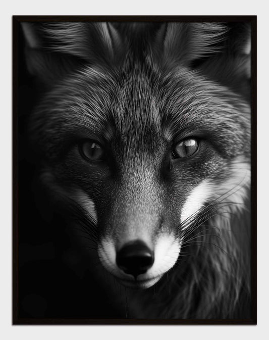 Poster titled 'Portrait of a Fox Poster' from ArtDarts
