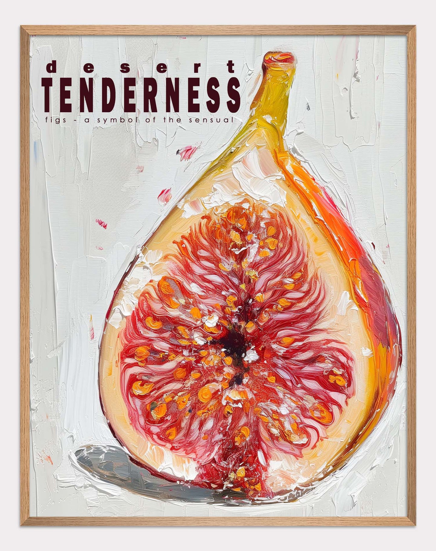Poster titled 'Figs painted in oil Poster' from ArtDarts