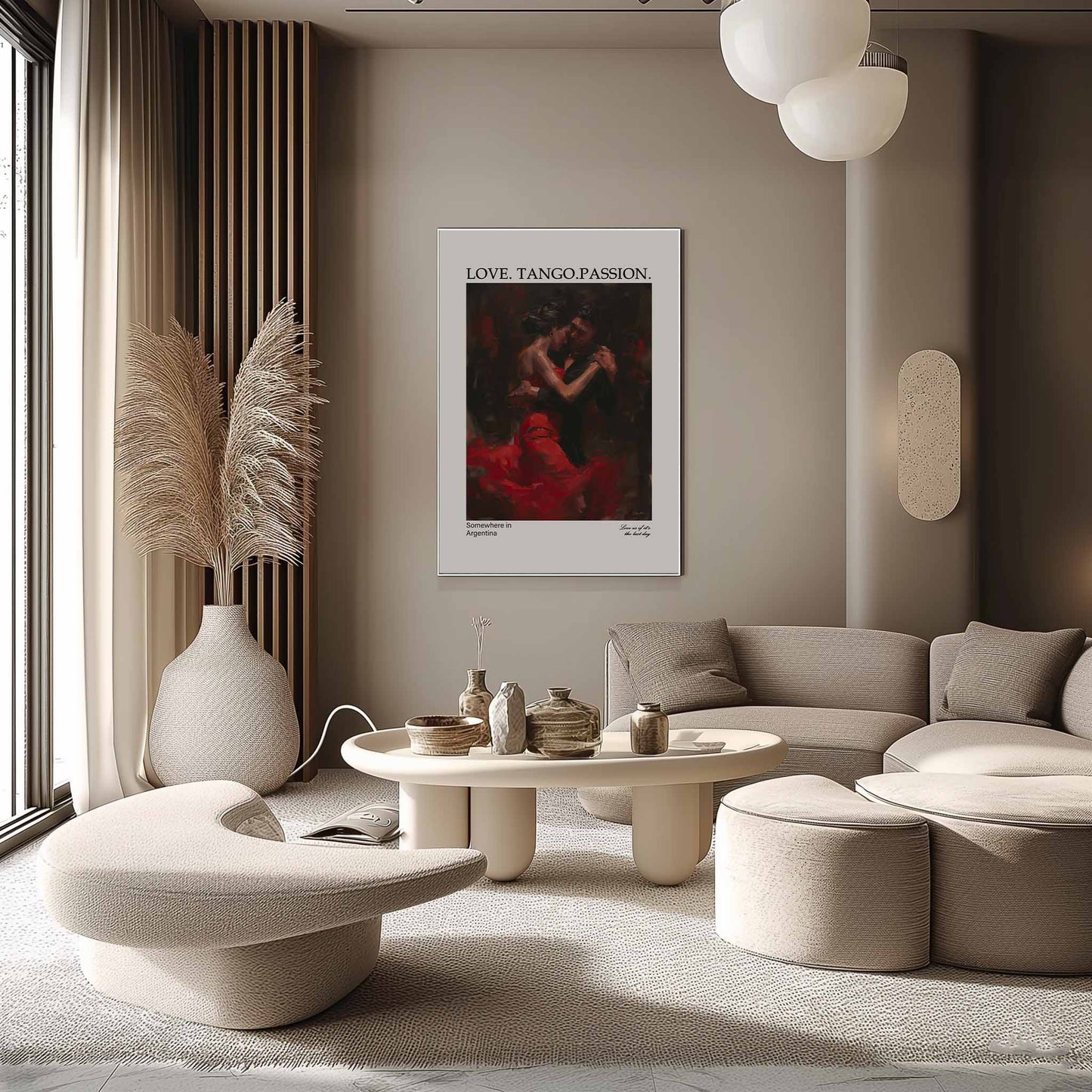 Poster titled 'Love.Tango.Passion. Poster' from ArtDarts