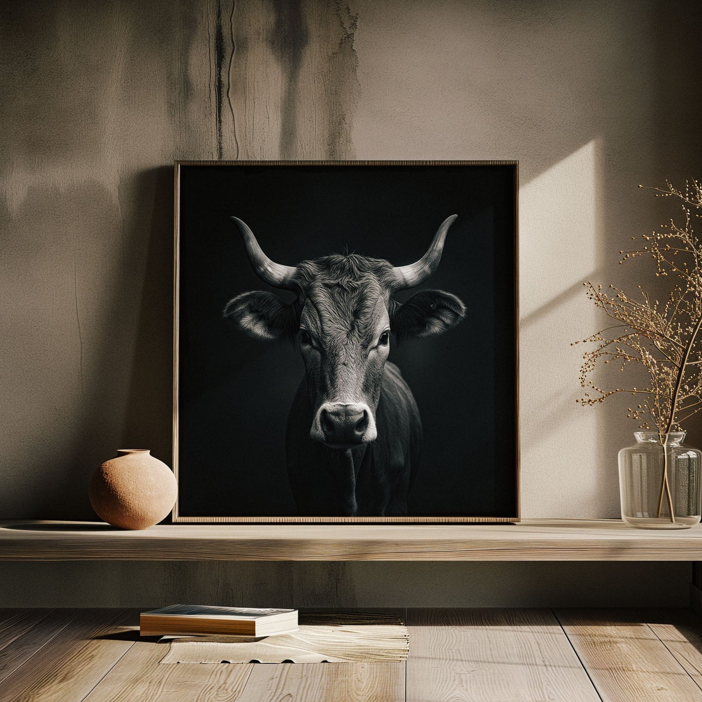 Poster titled 'The charisma of a cow Poster' from ArtDarts